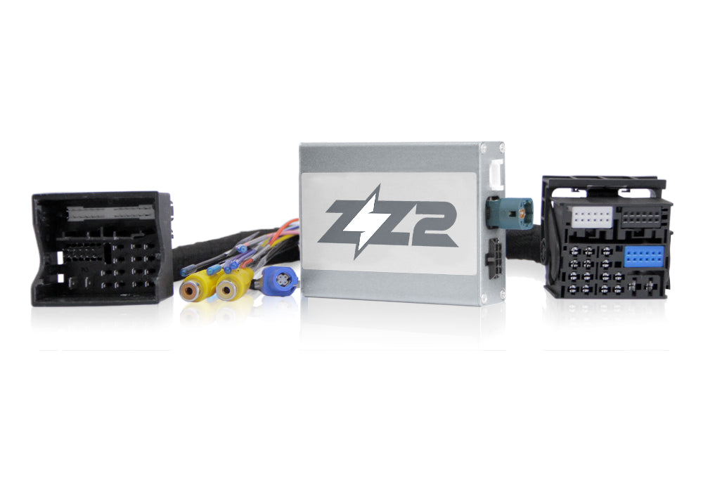 Interface de câmera de ré e frontal para Audi A3, A4, A5, A6 e Q7 equipada com MIB2.