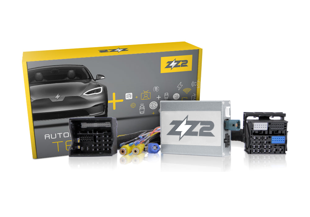 Interface de câmera de ré e frontal para Audi A3, A4, A5, A6 e Q7 equipada com MIB2.