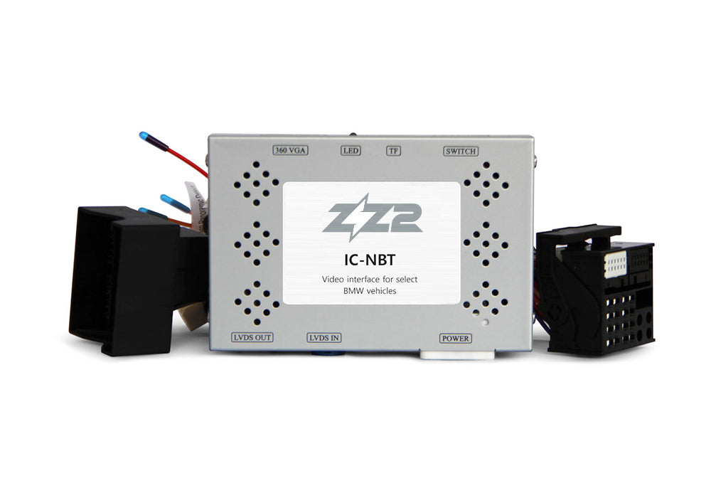 Interface de câmera de ré e frontal para BMW Séries 1, 3, 5, 6, 7 e X1, X3, X5, X6 e Z4 equipada com iDrive NBT.