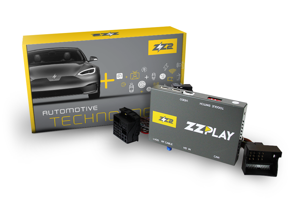 Interface Carplay / Android Auto sem fio compatível com Audi equipado com rádio Symphony.