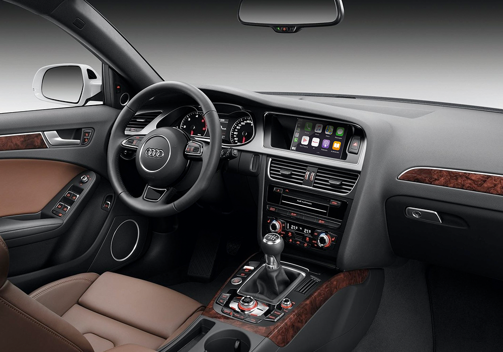 Interface Carplay / Android Auto sem fio compatível com Audi equipado com rádio Symphony.